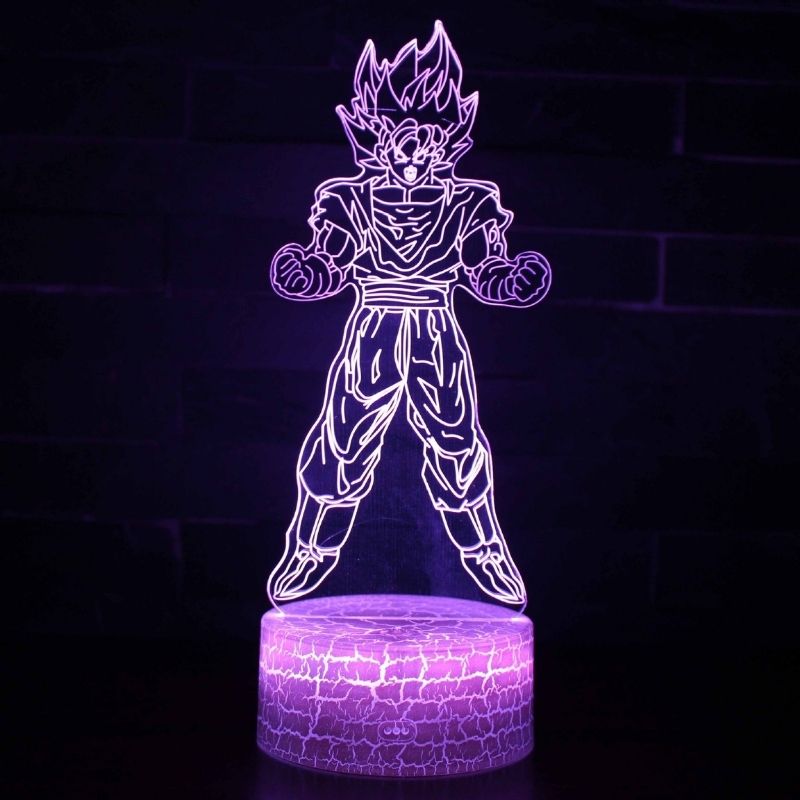 Goku Transformation Figure Lamp