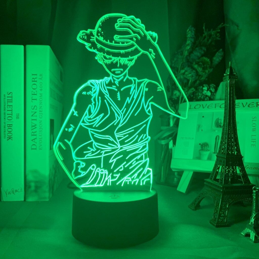 Monkey D Luffy Angry Figure Lamp