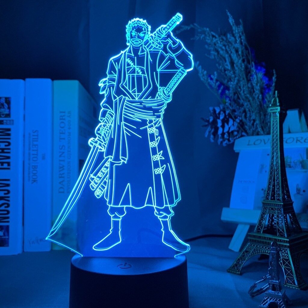 Roronoa Zoro Sword Figure Lamp