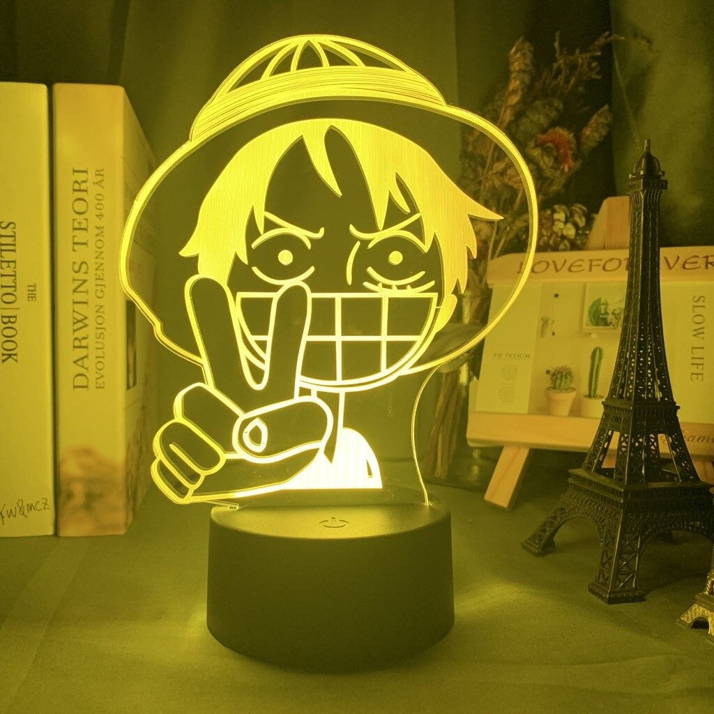 Monkey D Luffy Figure Lamp